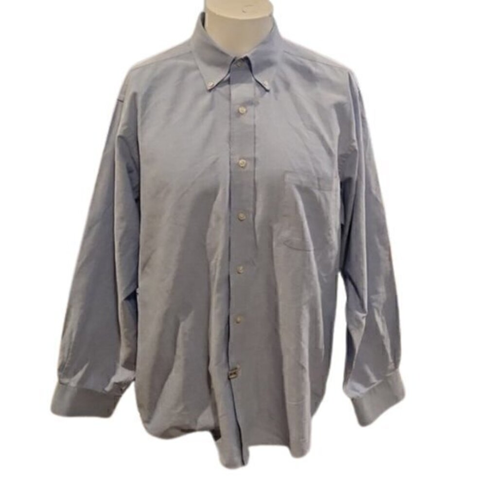 [Chaps] Blue Oxford Long Sleeve Button Down - Size 16